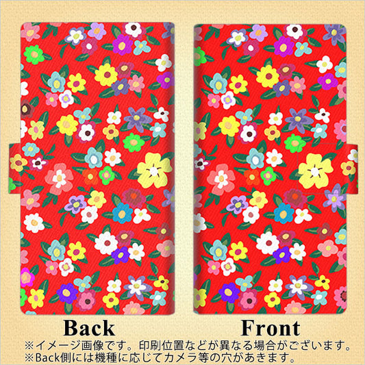 SoftBank アクオスゼロ 801SH 高画質仕上げ プリント手帳型ケース(薄型スリム)【780 リバティプリントRD】