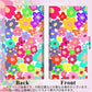 らくらくスマートフォン F-52B docomo 画質仕上げ プリント手帳型ケース(薄型スリム)【782 春のルーズフラワーWH】