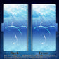 AQUOS wish A104SH Y!mobile 画質仕上げ プリント手帳型ケース(薄型スリム)【1047 海の守り神くじら】