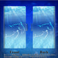au ギャラクシーS20+ SCG02 画質仕上げ プリント手帳型ケース(薄型スリム)【1048 海の守り神イルカ】