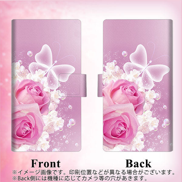 docomo エクスペリア XZ2 SO-03K 画質仕上げ プリント手帳型ケース(薄型スリム)【1166 ローズロマンス】
