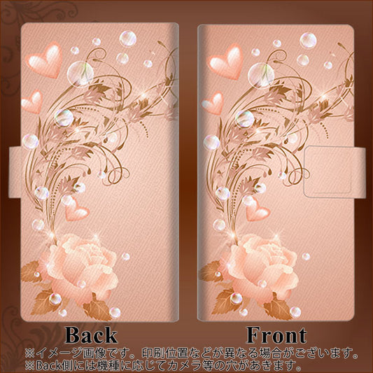 simフリー HUAWEI（ファーウェイ） P30 lite Marie-L22J 高画質仕上げ プリント手帳型ケース(薄型スリム)【1178 ラブリーローズ】