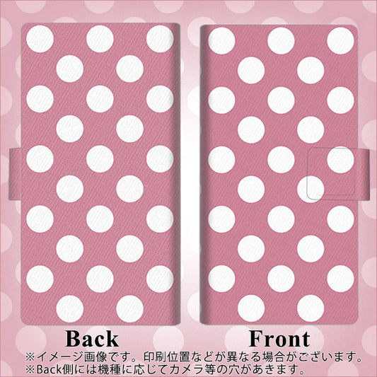 SoftBank アクオス R2 コンパクト 803SH 高画質仕上げ プリント手帳型ケース(薄型スリム)【1355 シンプルビッグ白薄ピンク】