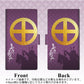 楽天モバイル Rakuten Hand 画質仕上げ プリント手帳型ケース(薄型スリム)【AB813 島津義弘 シルエットと家紋】