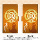 arrows We A101FC 画質仕上げ プリント手帳型ケース(薄型スリム)【AB819 立花宗茂 シルエットと家紋】