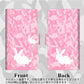 DIGNO BX2 A101KC SoftBank 画質仕上げ プリント手帳型ケース(薄型スリム)【AG804 うさぎ迷彩風（ピンク）】