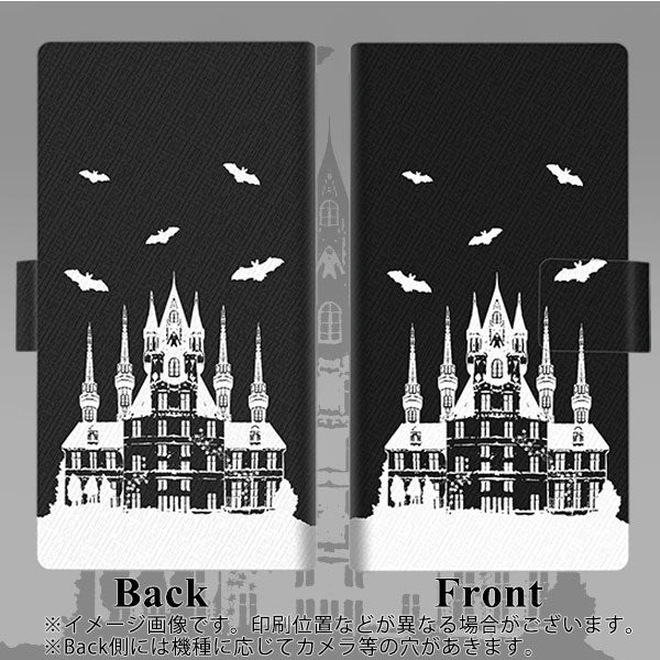 iPhone13 Pro 画質仕上げ プリント手帳型ケース(薄型スリム)【AG852 城黒】