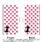 楽天モバイル Rakuten Hand 画質仕上げ プリント手帳型ケース(薄型スリム)【EK807 ネコとシンプル ピンク】