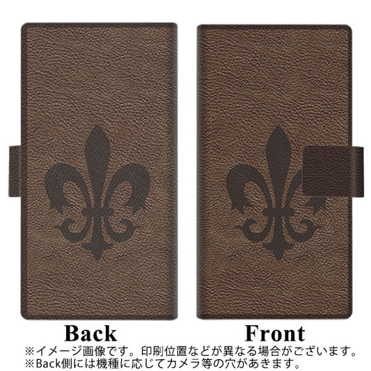 Softbank アクオスR コンパクト 701SH 高画質仕上げ プリント手帳型ケース(薄型スリム)【EK823  レザー風ユリ】