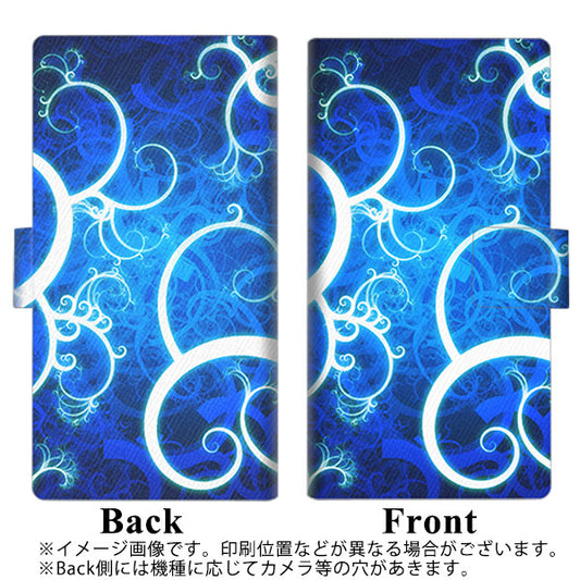 SoftBank HUAWEI nova lite 2 704HW 高画質仕上げ プリント手帳型ケース(薄型スリム)【EK850 神秘の草】