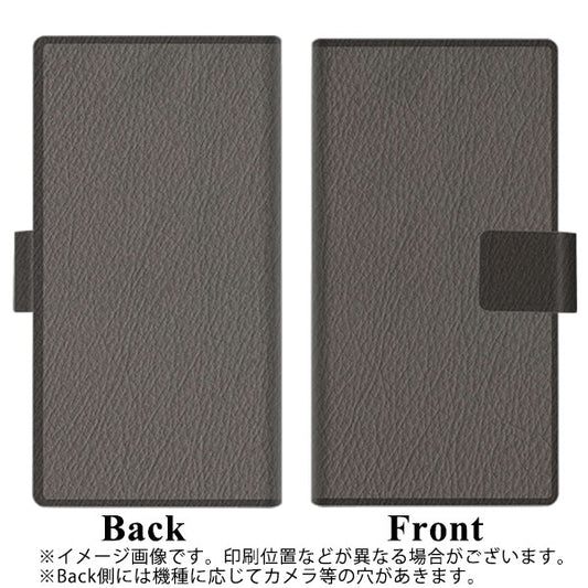 simフリー HUAWEI（ファーウェイ） P30 lite Marie-L22J 高画質仕上げ プリント手帳型ケース(薄型スリム)【EK851  レザー風グレー】