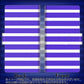 docomo ギャラクシー S9+ SC-03K 画質仕上げ プリント手帳型ケース(薄型スリム)【EK880 ボーダーライトブルー】