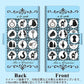 アクオス センス3 ベーシック 907SH 画質仕上げ プリント手帳型ケース(薄型スリム)【EK923 アリスアラカルト（青）】