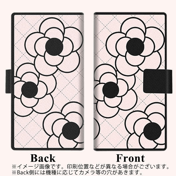 docomo ギャラクシー S10+ オリンピック限定モデル SC-05L 画質仕上げ プリント手帳型ケース(薄型スリム)【EK926 カメリア（極うすピンク）】