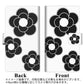SoftBank ディグノ ジェイ 704KC 画質仕上げ プリント手帳型ケース(薄型スリム)【EK927 カメリア（ブラック）】