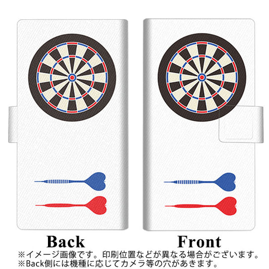softbank アクオス R3 808SH 高画質仕上げ プリント手帳型ケース(薄型スリム)【EK931  ダーツ】