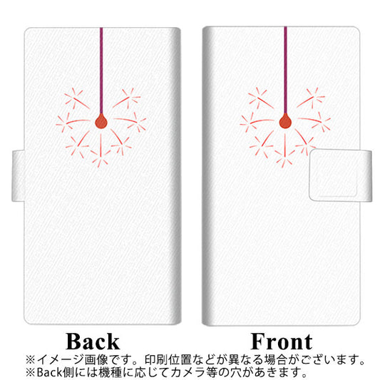 Google Pixel 4a (5G) 高画質仕上げ プリント手帳型ケース(薄型スリム)【EK935  線香花火】