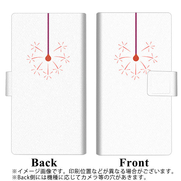 Xperia Ace III A203SO Y!mobile 画質仕上げ プリント手帳型ケース(薄型スリム)【EK935  線香花火】