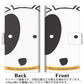 AQUOS wish A104SH Y!mobile 画質仕上げ プリント手帳型ケース(薄型スリム)【IA800 わんこ】