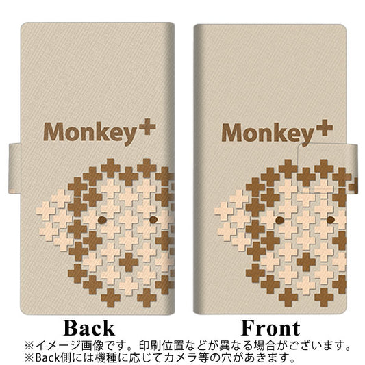 Google Pixel 4a 高画質仕上げ プリント手帳型ケース(薄型スリム)【IA803  Monkey＋】