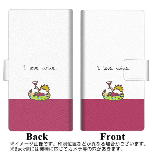 SoftBank エクスペリアZ5 501SO 高画質仕上げ プリント手帳型ケース(薄型スリム)【IA811  ワインの神様】