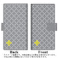 au ギャラクシー S10+ SCV42 画質仕上げ プリント手帳型ケース(薄型スリム)【IB900  クロスドット_グレー】