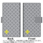 docomo ギャラクシー S10+ オリンピック限定モデル SC-05L 画質仕上げ プリント手帳型ケース(薄型スリム)【IB900  クロスドット_グレー】