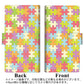 docomo エクスペリア1 III SO-51B 画質仕上げ プリント手帳型ケース ( 薄型スリム )【IB902 ジグソーパズル_カラフル】