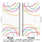 iPhone14 Pro 画質仕上げ プリント手帳型ケース(薄型スリム)【IB912  重なり合う曲線】