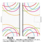 OPPO（オッポ） A5 2020 高画質仕上げ プリント手帳型ケース(薄型スリム)【IB912  重なり合う曲線】