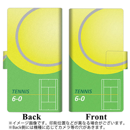 SoftBank アクオス R2 コンパクト 803SH 高画質仕上げ プリント手帳型ケース(薄型スリム)【IB920  TENNIS】