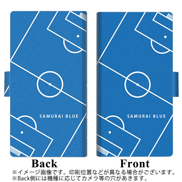 docomo LG ベルベット L-52A 画質仕上げ プリント手帳型ケース(薄型スリム)【IB922 SOCCER_ピッチ】