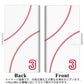 Y!mobile かんたんスマホ2 A001KC 画質仕上げ プリント手帳型ケース(薄型スリム)【IB923  baseball_ボール】