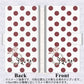 アクオス センス ライト SH-M05 画質仕上げ プリント手帳型ケース(薄型スリム)【OE810 1月ガーネット】