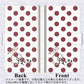 SoftBank アクオス Xx3 506SH 高画質仕上げ プリント手帳型ケース(薄型スリム)【OE810 1月ガーネット】