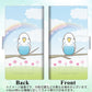 シンプルスマホ6 A201SH SoftBank 画質仕上げ プリント手帳型ケース(薄型スリム)【SC839 セキセイインコ ブルー】