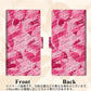 Xperia 10 IV A202SO SoftBank 画質仕上げ プリント手帳型ケース(薄型スリム)【SC845 フラワーヴェルニLOVE濃いピンク（ローズアンディアン）】