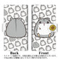 SIMフリー Xiaomi（シャオミ）Redmi 9T 高画質仕上げ プリント手帳型ケース(薄型スリム)【SC861 ジャンガリアンハムスター（ノーマル）】