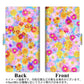 AQUOS wish SHG06 au 画質仕上げ プリント手帳型ケース(薄型スリム)【SC870 リバティプリント フルールドパルファン（ブルー）】