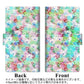 HUAWEI（ファーウェイ）P10 lite WAS-LX2J 画質仕上げ プリント手帳型ケース(薄型スリム)【SC872 リバティプリント プレスドフラワー（グリーン）】
