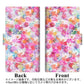 AQUOS wish SH-M20 画質仕上げ プリント手帳型ケース(薄型スリム)【SC874 リバティプリント プレスドフラワー（ピンク）】