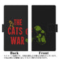 au ギャラクシー S20 5G SCG01 画質仕上げ プリント手帳型ケース(薄型スリム)【YA873 THE CATS OF WAR手榴弾】