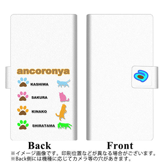 softbank アクオス R3 808SH 高画質仕上げ プリント手帳型ケース(薄型スリム)【YA876 アンコローニャ01】