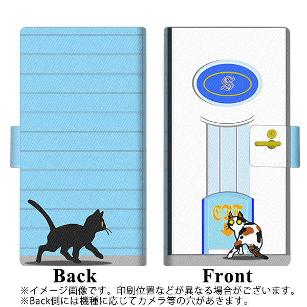 Y!mobile かんたんスマホ2 A001KC 画質仕上げ プリント手帳型ケース(薄型スリム)【YA883 北欧ドア01】