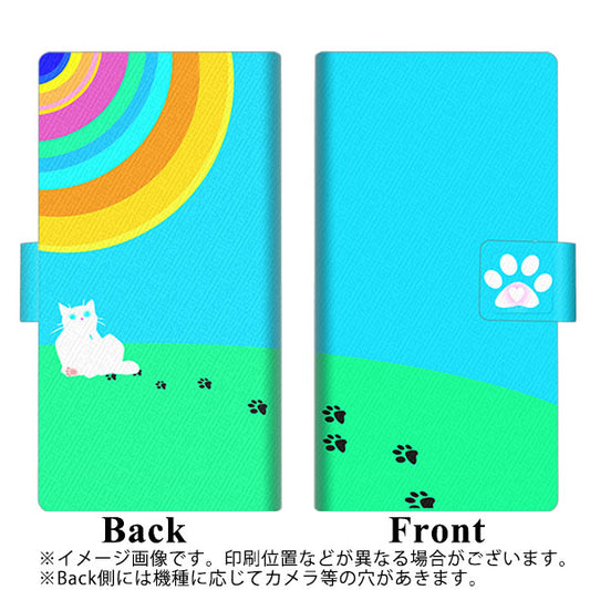 softbank arrows U 801FJ 高画質仕上げ プリント手帳型ケース(薄型スリム)【YA888 I LIKE CATS】