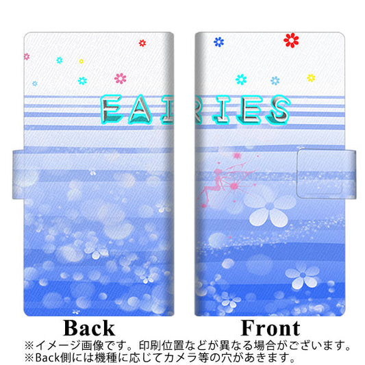 SoftBank HUAWEI nova lite 2 704HW 高画質仕上げ プリント手帳型ケース(薄型スリム)【YA905 フェアリーバブル】