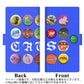 Y!mobile エクスペリア10 II A001SO 画質仕上げ プリント手帳型ケース(薄型スリム)【YA912 CAT PINS02】