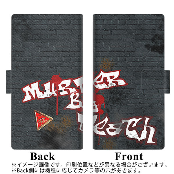 LG Q Stylus LM-Q710XM 高画質仕上げ プリント手帳型ケース(薄型スリム)【YA924 MURDER04】