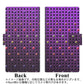 au エクスペリア XZ2 SOV37 画質仕上げ プリント手帳型ケース(薄型スリム)【YA927 dot03】