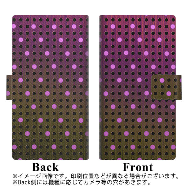 docomo アクオスセンス2 SH-01L 画質仕上げ プリント手帳型ケース(薄型スリム)【YA928 dot04】